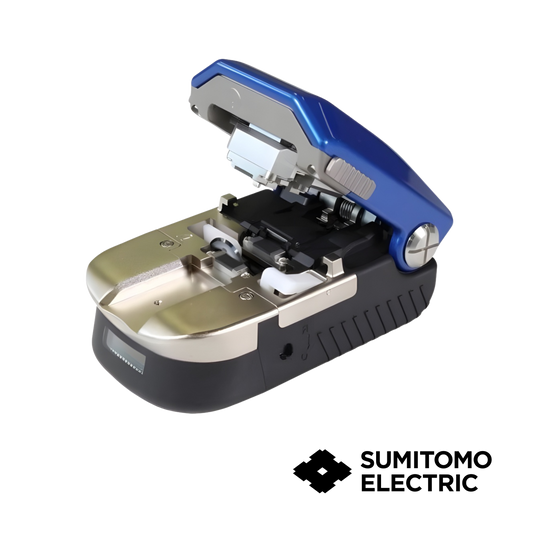 Image of Sumitomo FC-8R-FC Hand Held Cleaver with Auto Rotating Blade, Off Cut Collector and Counter (SUM-FC-8R-FC)