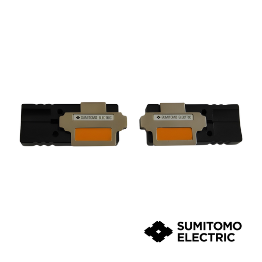 Image of Sumitomo Fibre Holders (Pair) for 12 Fibre Ribbon including 200um and SWR (SUM-FHM-12V)