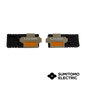 Image of Sumitomo Fibre Holders (Pair) for 12 Fibre Ribbon including 200um and SWR (SUM-FHM-12V)