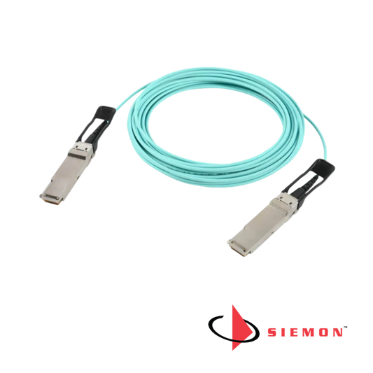 Siemon 100Gb/s AOC, QSFP28 High Speed Interconnect, Active Optical Cable