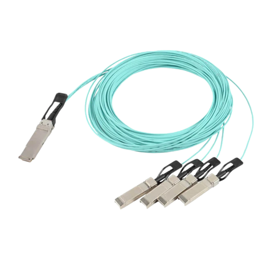Image of Siemon 4x25Gb/s AOC, QSFP28 High Speed Interconnect, Breakout Active Optical Cable (Q4S28F-V01.0B13)