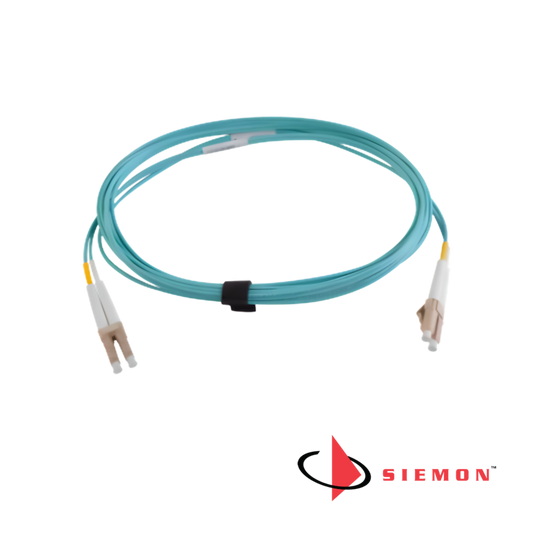 Image of Siemon Xglo 50/125um Multimode Om3 Lc to Lc Duplex Jumper - (Siemon Xglo 50_125um Multimode Om3 Lc to Lc Duplex Jumper - Selector)