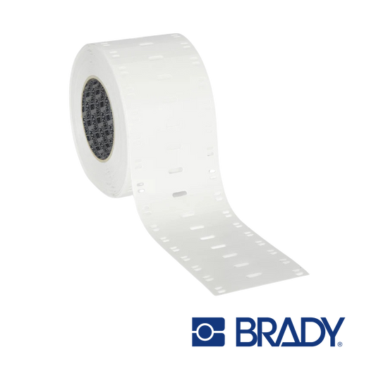 Image of BRADY i7500 Indoor Outdoor 76 mm Core Polyolefin Cable Tags | White (THT-6010-348-WT)