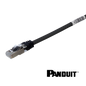 Image of PANDUIT TX6A™ Cat6A 10Gig Patch Cord | Shielded | Black (TX6A Cat6A 10Gig Patch Cord  Shielded Black)