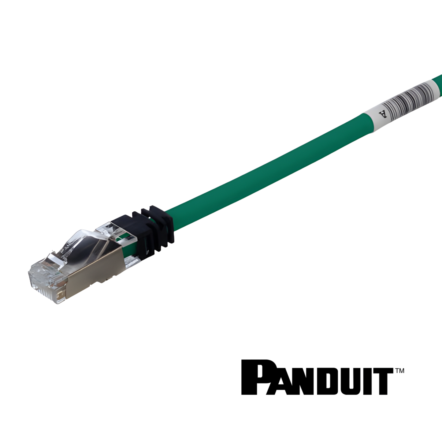 Image of PANDUIT TX6A™ Cat6A 10Gig Patch Cord | Shielded | Green (TX6A Cat6A 10Gig Patch Cord  Shielded  Green)