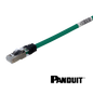 Image of PANDUIT TX6A™ Cat6A 10Gig Patch Cord | Shielded | Green (TX6A Cat6A 10Gig Patch Cord  Shielded  Green)