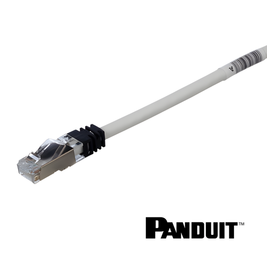 Image of PANDUIT TX6A™ Cat6A 10Gig Patch Cord | Shielded | Intl Gray | Selector (TX6A Cat6A 10Gig Patch Cord  Shielded  Intl Grey)