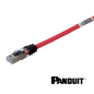 Image of PANDUIT TX6A™ Cat6A 10Gig Patch Cord | Shielded | Red (TX6A Cat6A 10Gig Patch Cord  Shielded  Red)