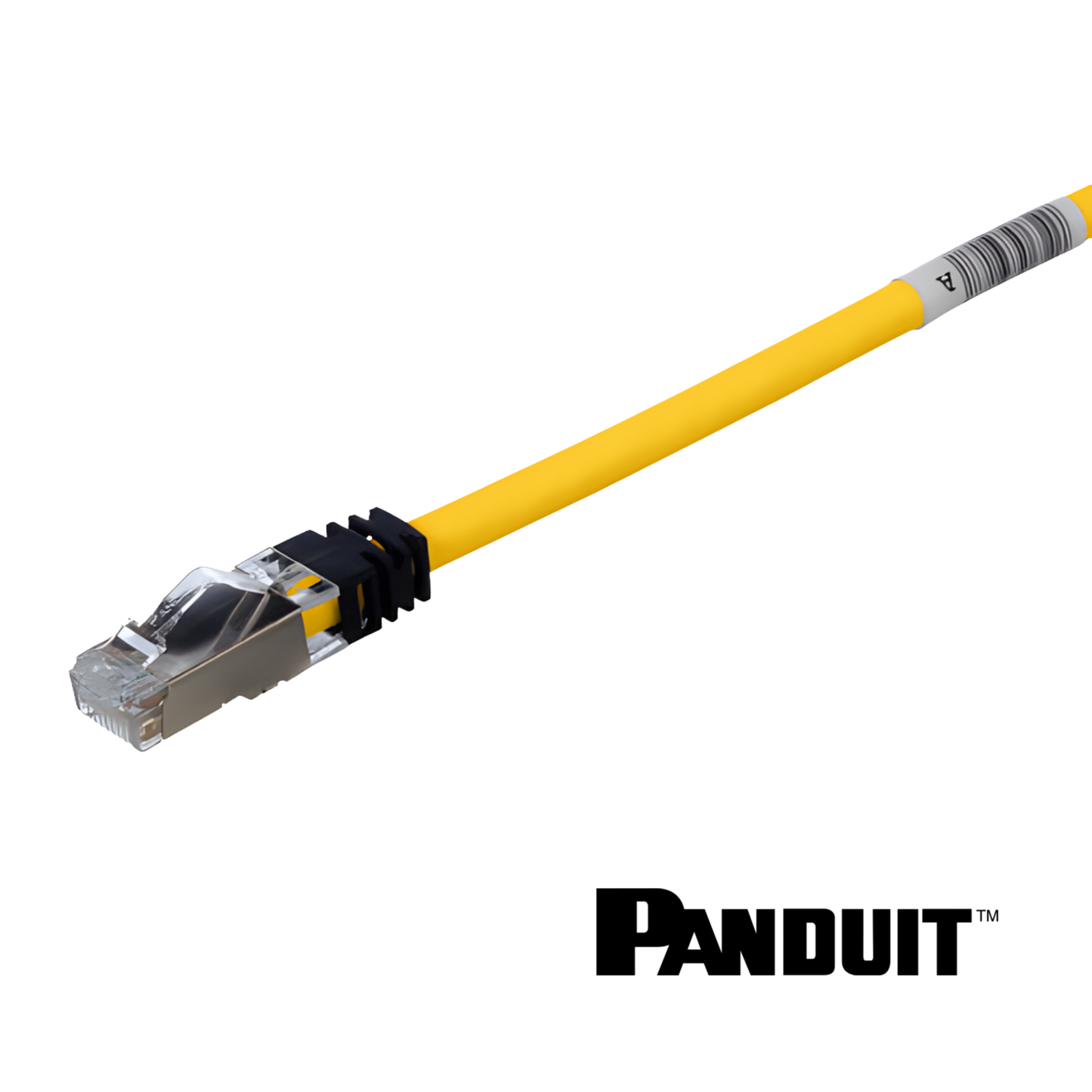 Image of PANDUIT TX6A™ Cat6A 10Gig Patch Cord | Shielded | Yellow (TX6A Cat6A 10Gig Patch Cord  Shielded Yellow)
