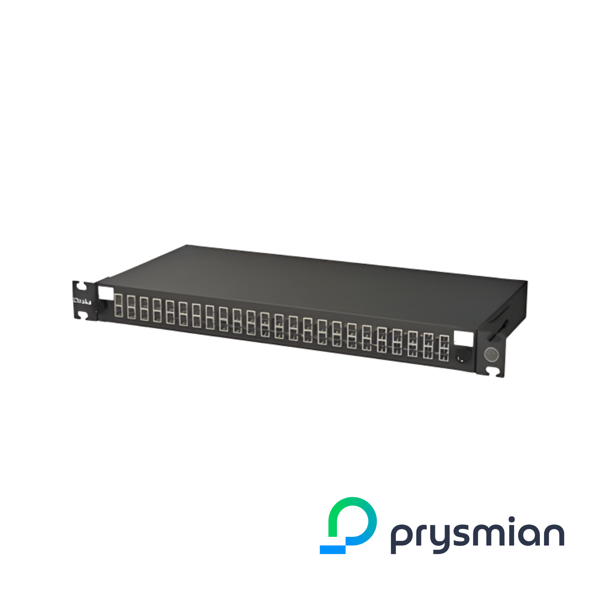 Image of PRYSMIAN Fibre SC Panel | Multi Mode | 48 Way | 1U | 24 x Duplex Beige Adaptors | 2 x 24F Splice Cassette (YPPBP03312)